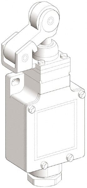 General Purpose Limit Switch: DP, NC, Roller Plunger, Side MPN:XCKL121