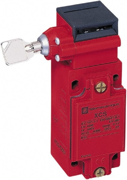 3NC Configuration, Multiple Amp Level, Metal Key Safety Limit Switch MPN:XCSC803