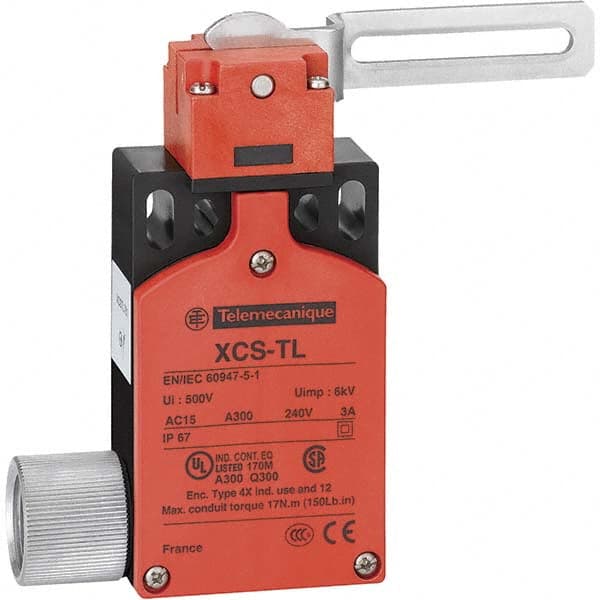 3NC Configuration, Multiple Amp Level, Plastic Lever Safety Limit Switch MPN:XCSTL873