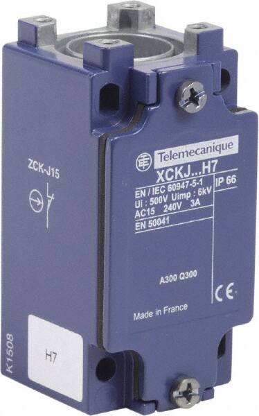 3.7 Inch Long, Metal Body, Limit Switch Body MPN:ZCKJ15H7