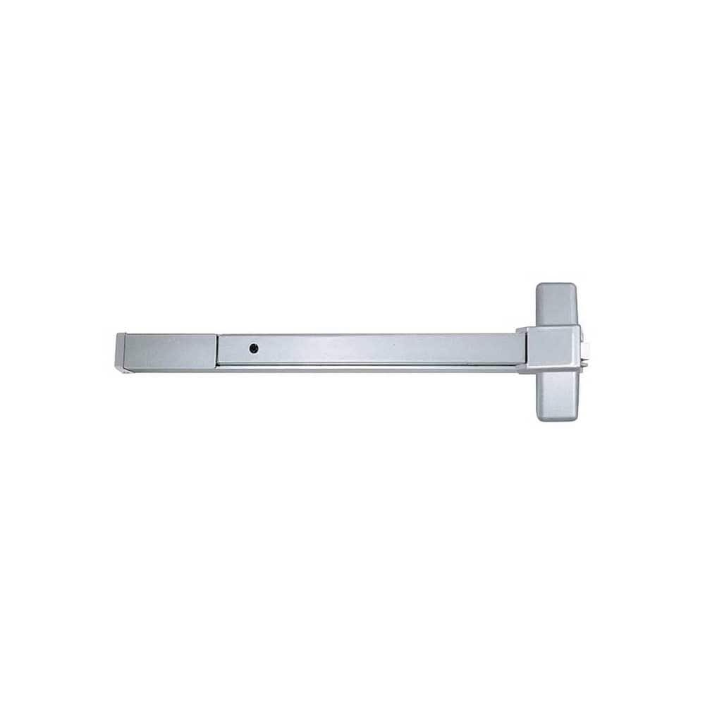 Push Bars, Material: Stainless Steel, Brass, Aluminum , Locking Type: Exit Device Only , Finish/Coating: Aluminum , Maximum Door Width: 48  MPN:ED848-AL