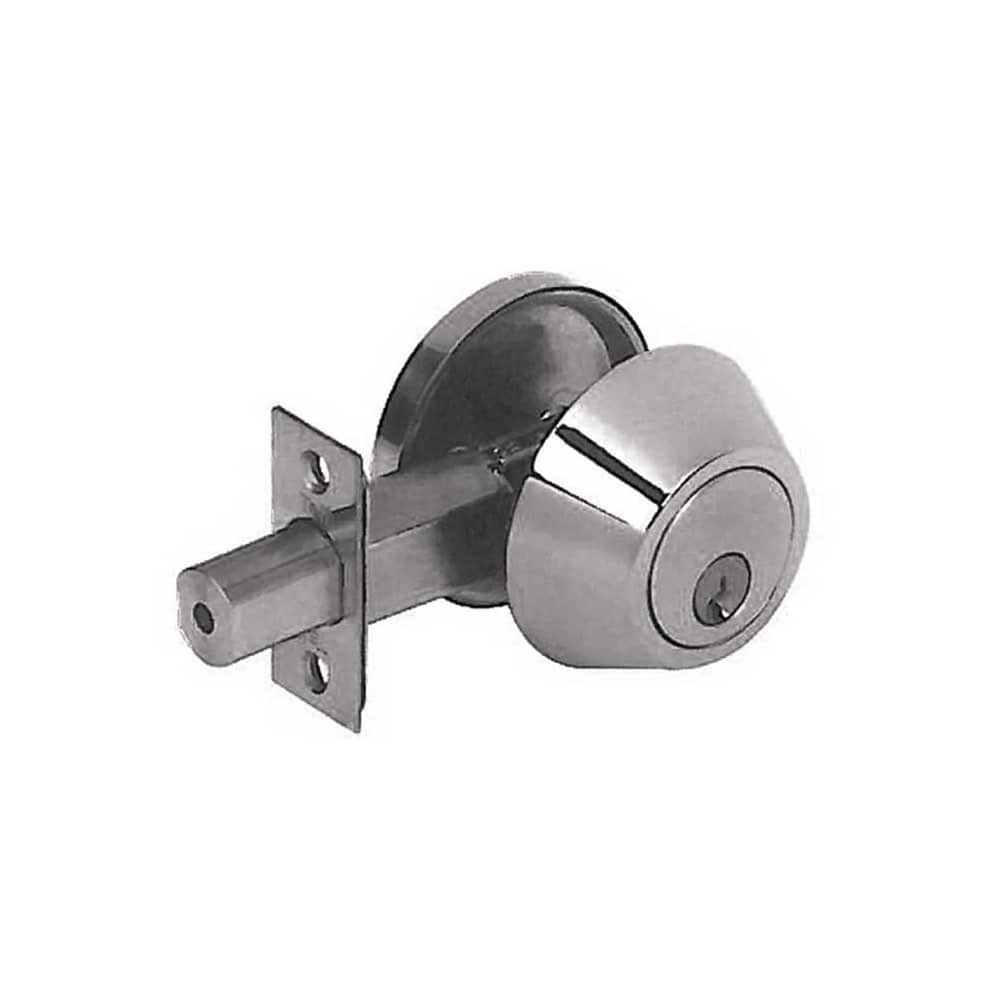 Deadbolts, Deadbolt Type: Single Cylinder , Key Type: Keyed Alike , Mount Type: Through Hole , Material: Steel , Minimum Door Thickness: 1.375in  MPN:DB2060-SC-10B