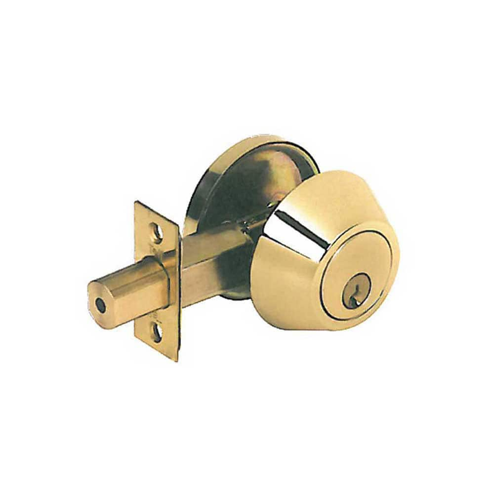 Deadbolts, Deadbolt Type: Single Cylinder , Key Type: Keyed Alike , Mount Type: Through Hole , Material: Steel , Minimum Door Thickness: 1.375in  MPN:DB2060-SC-US3