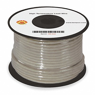 High Temp Lead Wire 14AWG 100ft Natural MPN:LDWR-1013