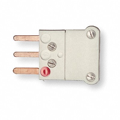 Thermocouple Plug Cu White Mini 3Pin QD MPN:TCA-101-154