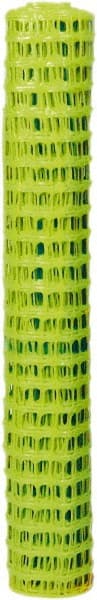 50' Long x 4' High, Fluorescent Yellow Green Temporary Warning Barrier Fence MPN:2A050121