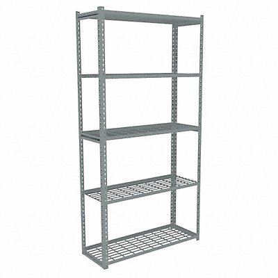 Boltless Shelving 18x84x48in Strtr MPN:ZA7-4818S-5W