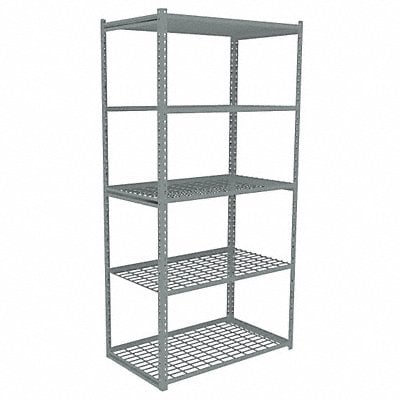 Boltless Shelving 24x84x48in Strtr MPN:ZAH7-4824S-5W