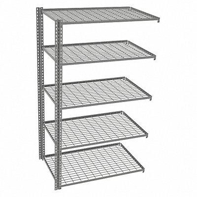 Boltless Shelving 30x84x48in AdOn MPN:ZAH7-4830A-5W