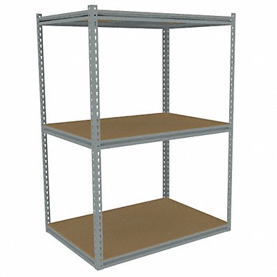 Boltless Shelving 30x60x42in Strtr MPN:ZKMS-423060-3D