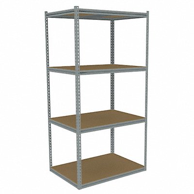 Boltless Shelving 30x84x42in Strtr MPN:ZKMS-423084-4D