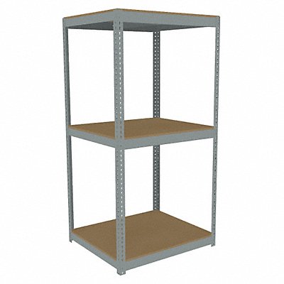 Boltless Shelving 30x84x42in Strtr MPN:ZLC7-4230S-3D