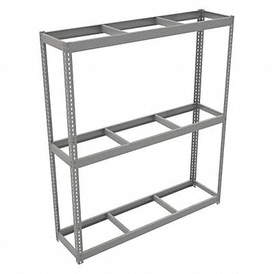 Boltless Shelving 18x84x72in Strtr MPN:ZLC7-7218S-3