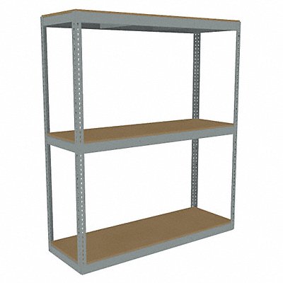 Boltless Shelving 24x84x72in Strtr MPN:ZLC7-7224S-3D