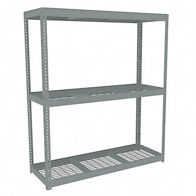 Boltless Shelving 24x84x72in Strtr MPN:ZLC7-7224S-3W