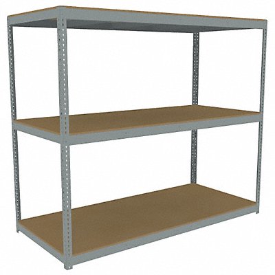 Boltless Shelving 48x84x96in Strtr MPN:ZLC7-9648S-3D