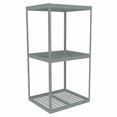 Boltless Shelving 30x84x42in Strtr MPN:ZLE7-4230S-3W