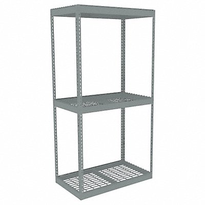 Boltless Shelving 18x84x48in Strtr MPN:ZLE7-4818S-3W