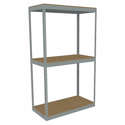 Boltless Shelving 24x84x48in Strtr MPN:ZLE7-4824S-3D