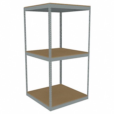 Boltless Shelving 42x84x48in Strtr MPN:ZLE7-4842S-3D