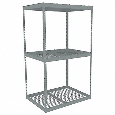 Boltless Shelving 42x84x48in Strtr MPN:ZLE7-4842S-3W