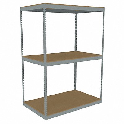 Boltless Shelving 30x84x60in Strtr MPN:ZLE7-6030S-3D