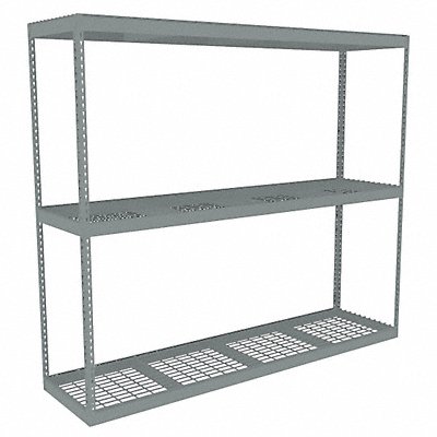 Boltless Shelving 24x84x96in Strtr MPN:ZLE7-9624S-3W