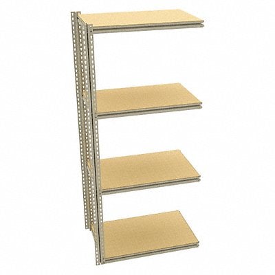 Boltless Shelving 24x84x36in AdOn MPN:ZV7-3624A-4D SAND