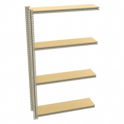 Boltless Shelving 12x84x48in AdOn MPN:ZV7-4812A-4D SAND