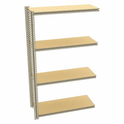 Boltless Shelving 18x84x48in AdOn MPN:ZV7-4818A-4D SAND