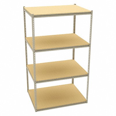 Boltless Shelving 36x84x48in Strtr MPN:ZV7-4836S-4D SAND