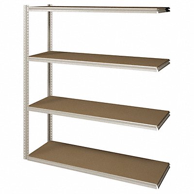 Boltless Shelving 18x84x60in AdOn MPN:ZV7-6018A-4D SAND