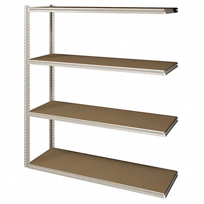 Boltless Shelving 24x84x60in AdOn MPN:ZV7-6024A-4D SAND