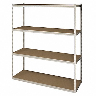 Boltless Shelving 24x84x60in Strtr MPN:ZV7-6024S-4D SAND