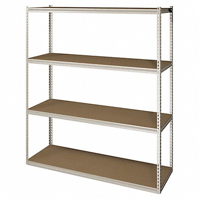 Boltless Shelving 36x84x72in Strtr MPN:ZV7-7236S-4D SAND