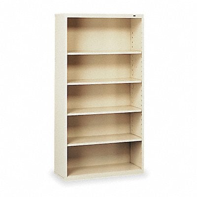 Bookcase 66 Steel 5 Shelf Putty MPN:B-66CP