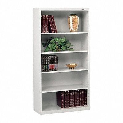 Bookcase 66 H Steel 5 Shelf Gray MPN:B-66LG