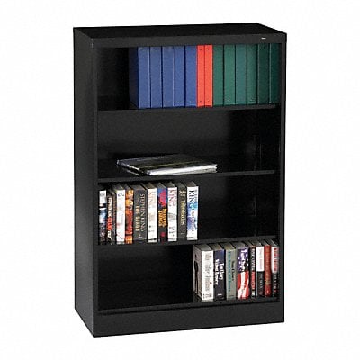 Bookcase Welded 4 Shelf Black MPN:BC18-52-BLACK