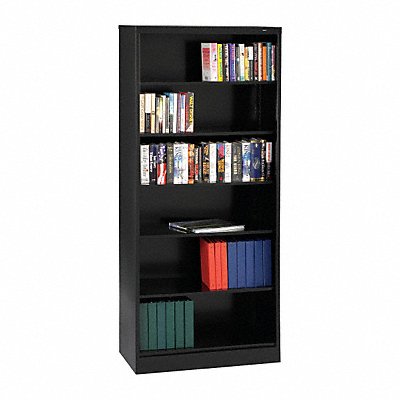 Bookcase Welded 6 Shelf Black MPN:BC18-84 BLACK