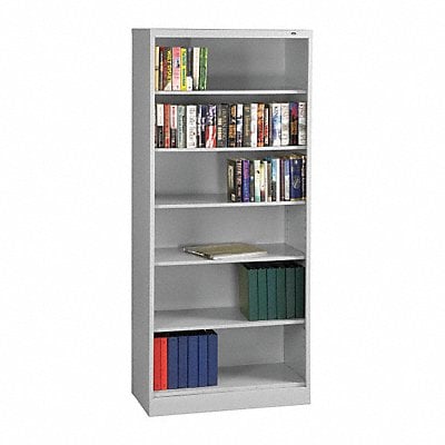 Bookcase Width 36 In 6 Shelf Grey MPN:BC18-84 LIGHT GREY