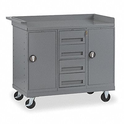 Mobile Cabinet Bench Steel 38 W 25 D MPN:MB-5-2545