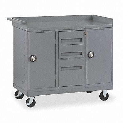 Mobile Cabinet Bench Steel 48 W 25 D MPN:MB-6-2545