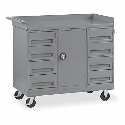 Mobile Cabinet Bench Steel 48 W 25 D MPN:MB-7-2545