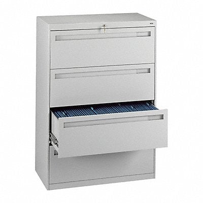 File Cabinet 42 in 4 Drawer Grey MPN:LPL4248L40 LGHT GREY