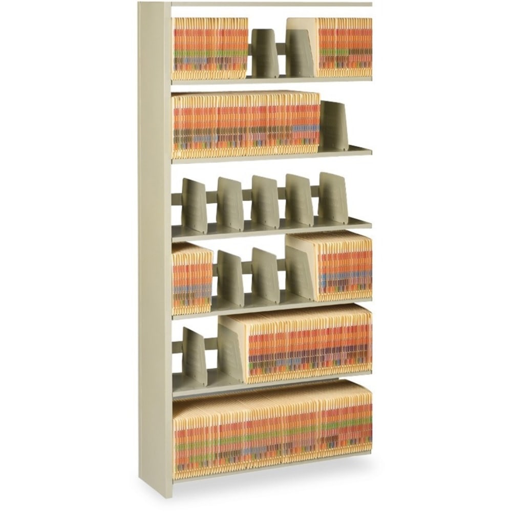 Tennsco 88inH Add-On Unit For Snap-Together Open Shelving, Sand MPN:1288ACSD