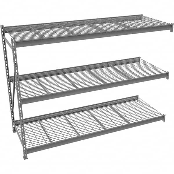 Bulk Storage Rack: 4,150 lb per Shelf, 3 Shelves MPN:BU-4824120WAMGY