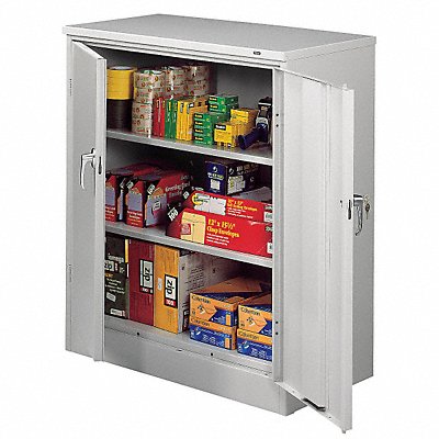 Storage Cabinet 42 x36 x24 LtGry 2Shlv MPN:2442LGY