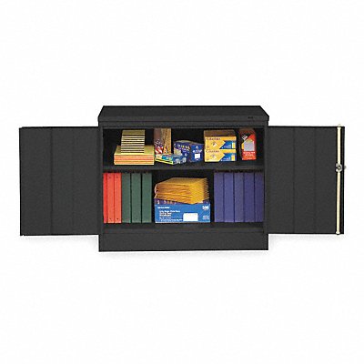 Storage Cabinet 30 x36 x18 Black 2Shlv MPN:3018BK