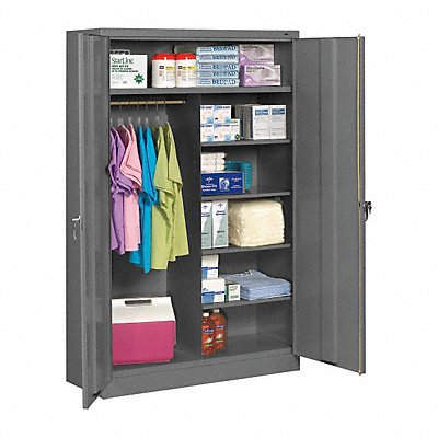 Storage Cabinet 78 x48 x18 MdGry 5Shlv MPN:J1878C MED GREY