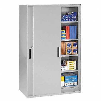 Shelving Cabinet 78 H 48 W Light Gray MPN:JSD2478SULGY